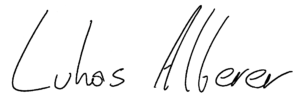 Lukas Alberer Unterschrift